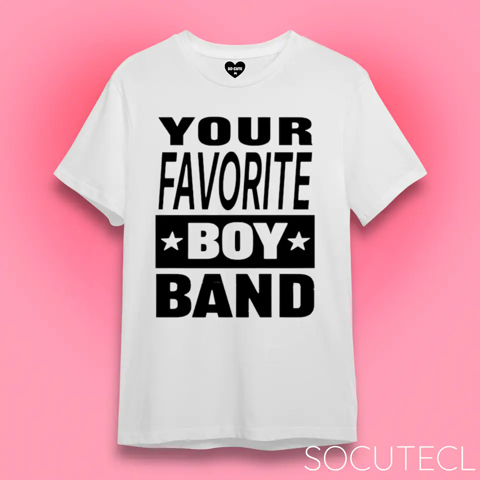 POLERA YOUR FAVORITE BOY BAND 1