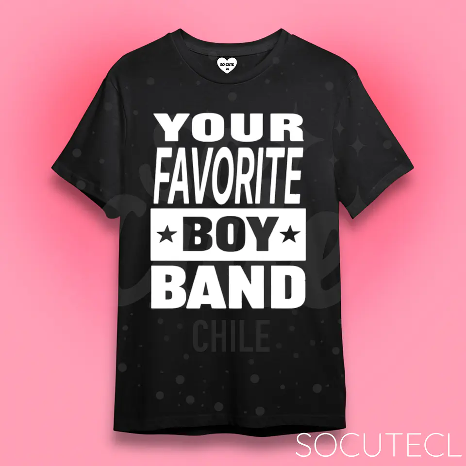POLERA YOUR FAVORITE BOY BAND 2