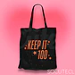 TOTE BAG KEEP IT 100 TFOO - Miniatura 1