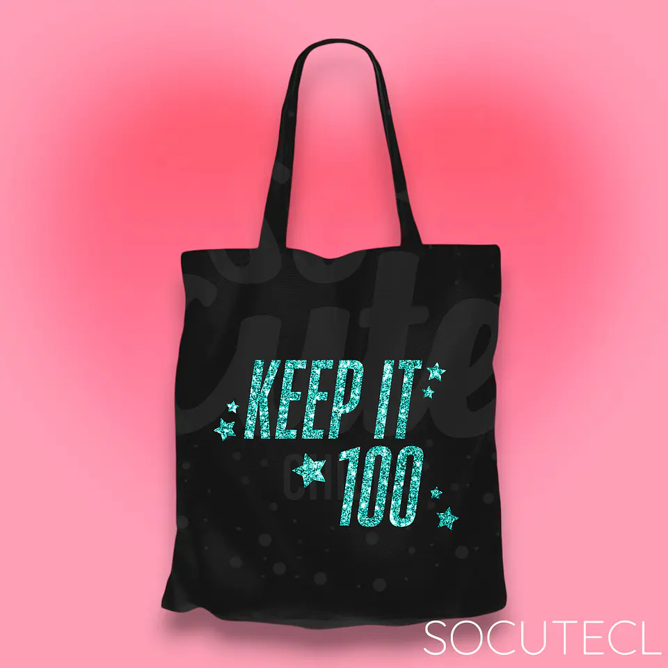TOTE BAG KEEP IT 100 TFOO 2