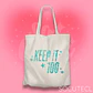 TOTE BAG KEEP IT 100 TFOO - Miniatura 4
