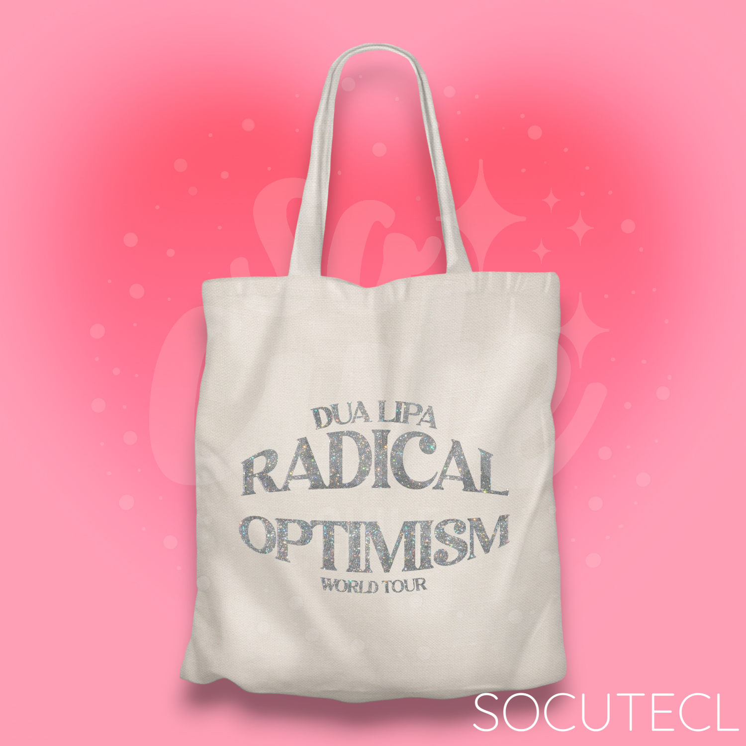 TOTE BAG DUA LIPA RADICAL OPTIMISM WORLD TOUR