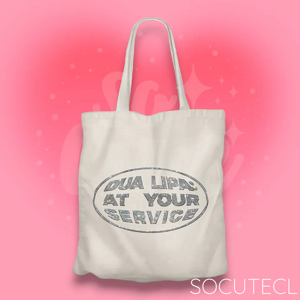 TOTE BAG DUA LIPA: AT YOUR SERVICE   2