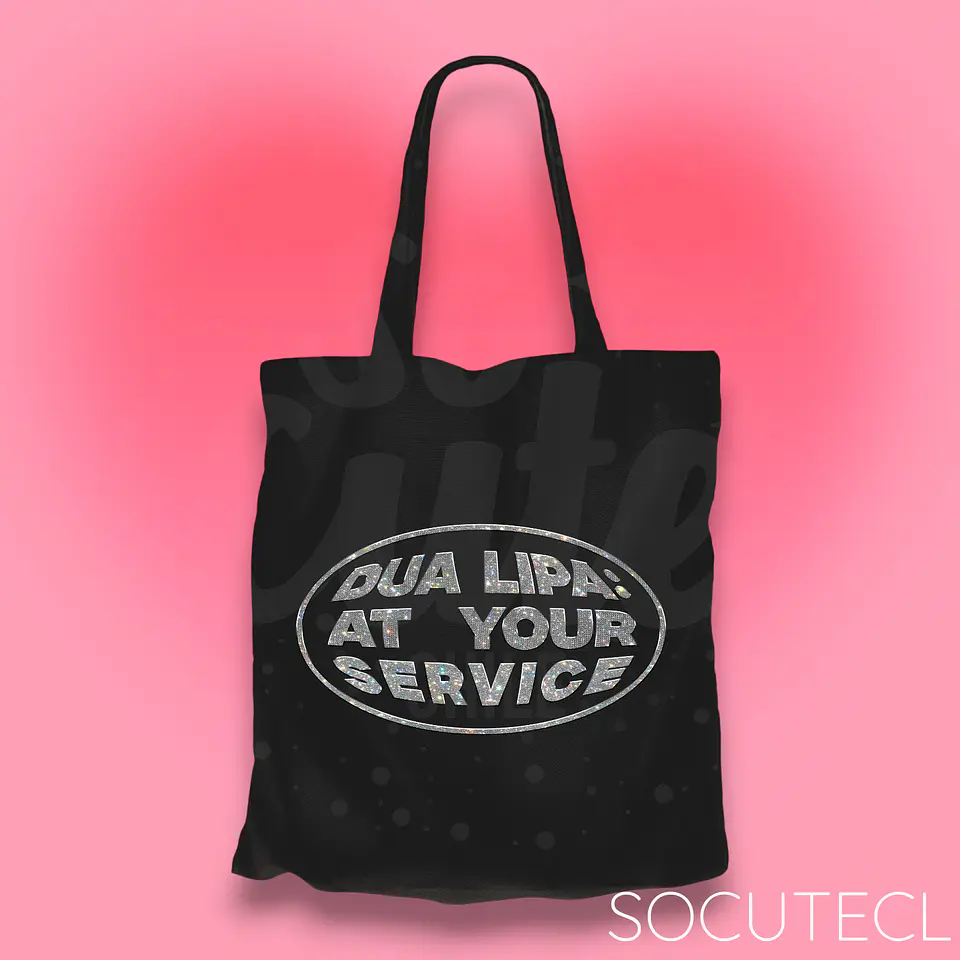 TOTE BAG DUA LIPA: AT YOUR SERVICE   1
