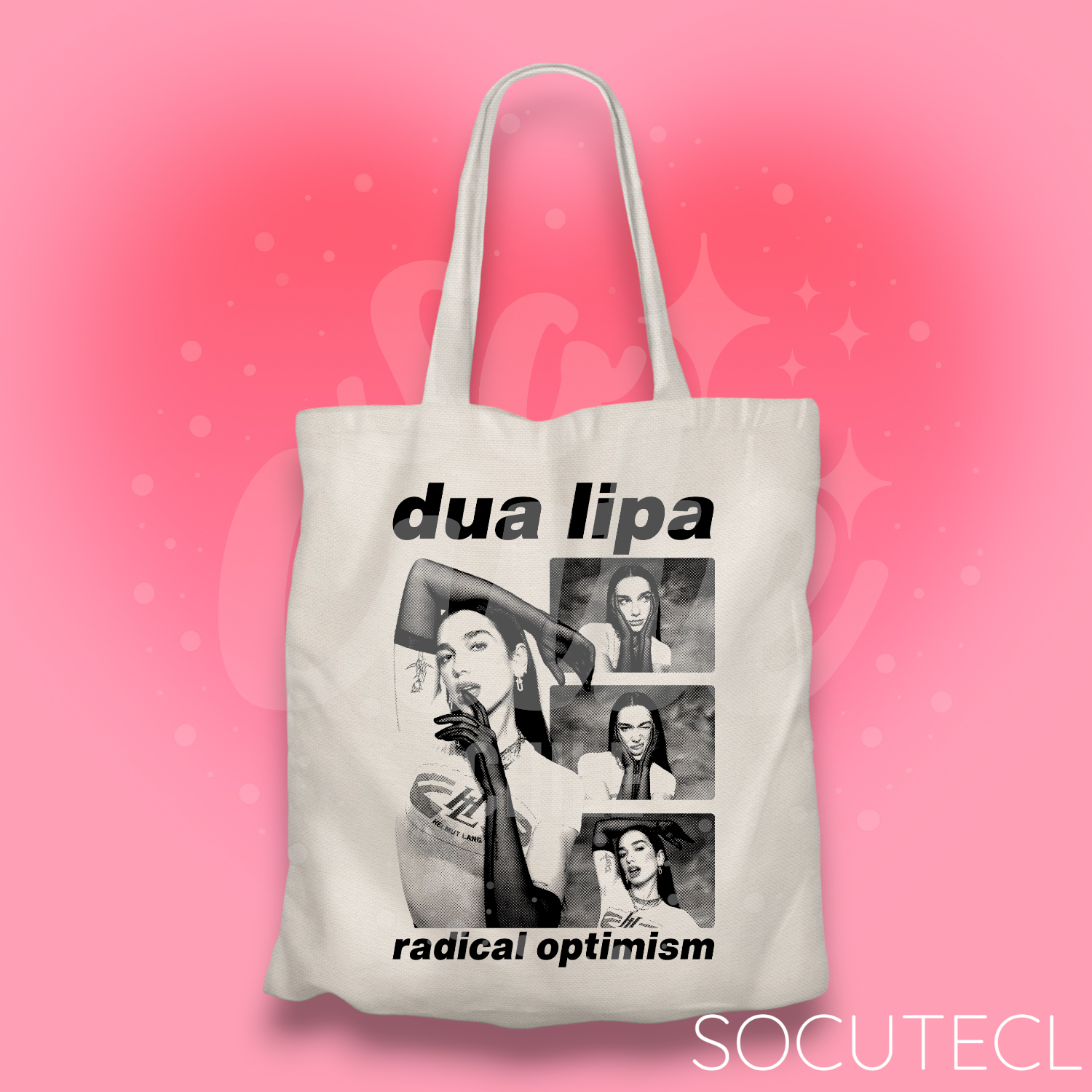TOTE BAG DUA LIPA RADICAL OPTIMISM WORLD TOUR