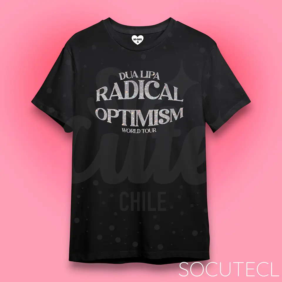 POLERA DUA LIPA RADICAL OPTIMISM WORLD TOUR 1