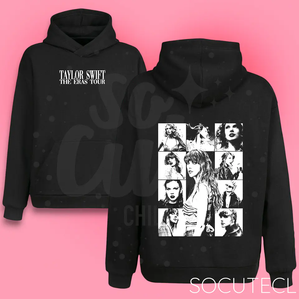 POLERON TAYLOR SWIFT THE ERAS TOUR BLACK&WHITE 1