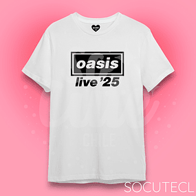 POLERA OASIS LIVE 25 - BLANCO