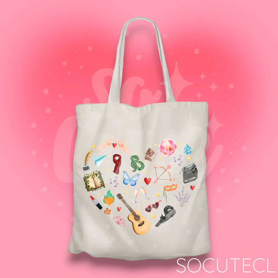 TOTE BAG TAYLOR CORAZON SIMBOLOS 2