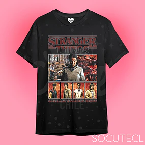 POLERA ONE LAST STRANGE NIGHT ST - NEGRO