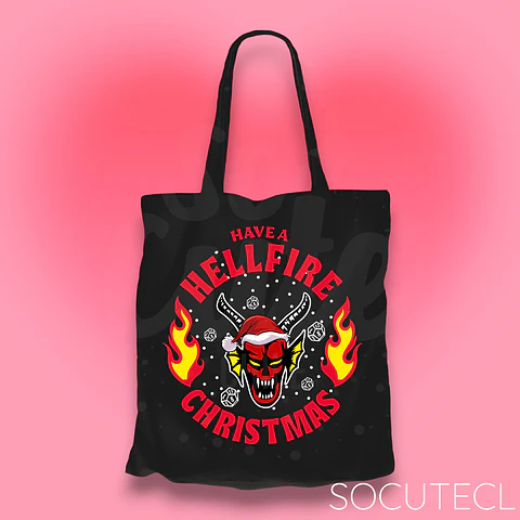 TOTE BAG HAVE A HELLFIRE CHRISTMAS