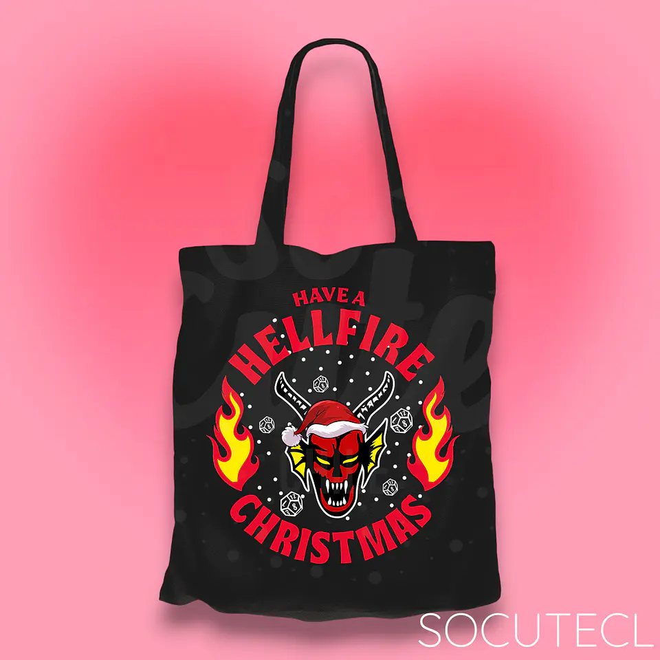 TOTE BAG HAVE A HELLFIRE CHRISTMAS 1