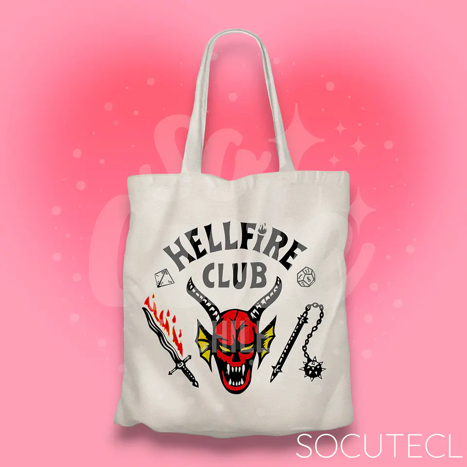 TOTE BAG HELLFIRE CLUB 2