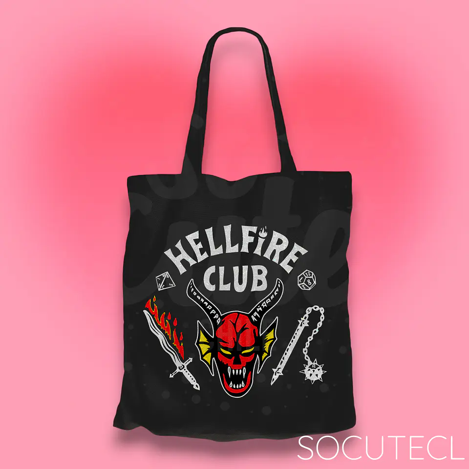 TOTE BAG HELLFIRE CLUB 1