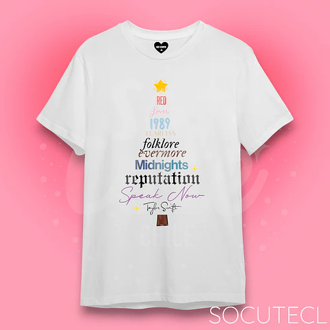 POLERA TAYLOR SWIFT ALBUMS TREE SALE