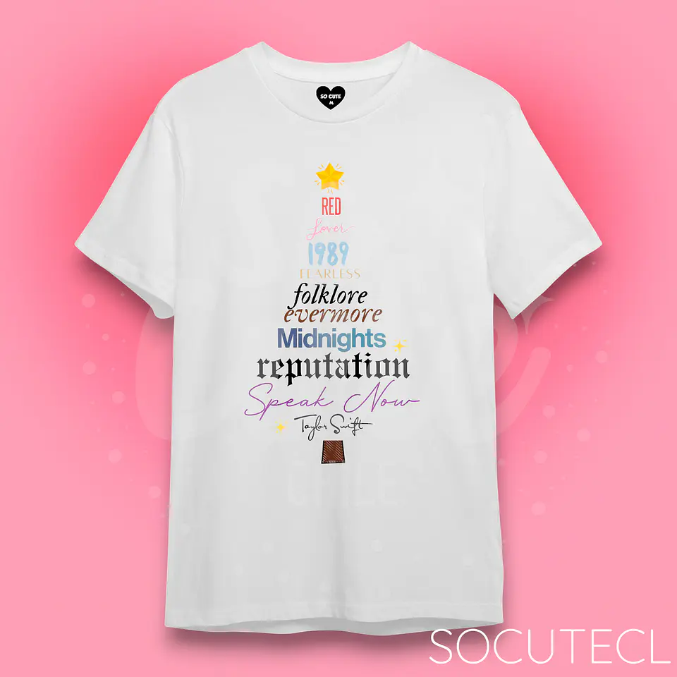POLERA TAYLOR SWIFT ALBUMS TREE SALE 1