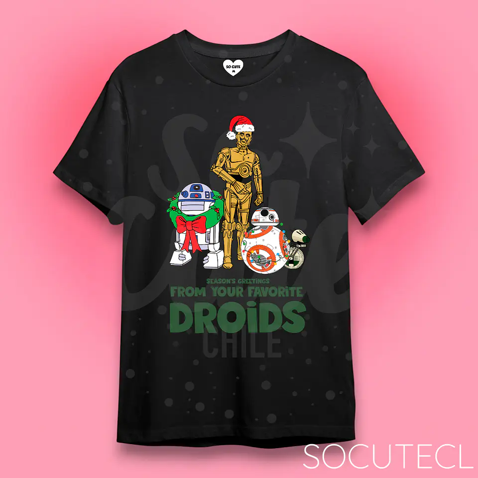 POLERA CHRISTMAS STAR WARS DROIDS 1