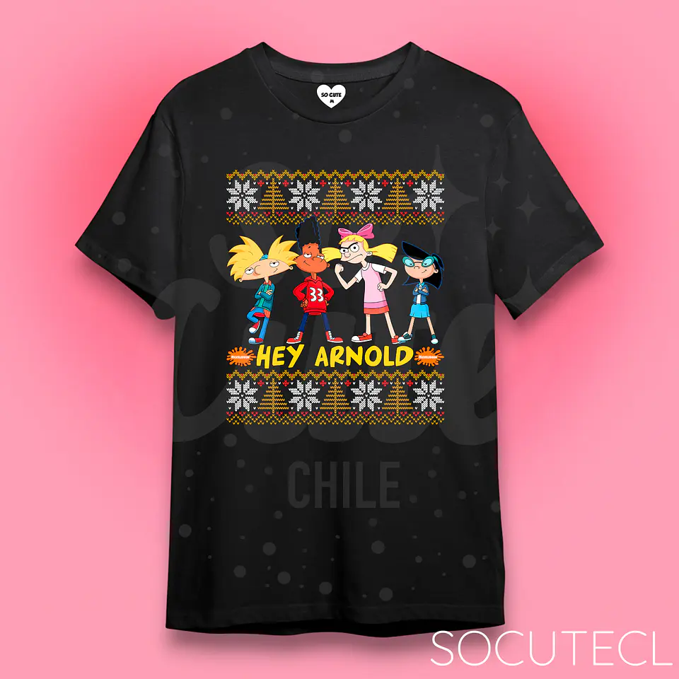 POLERA CHRISTMAS HEY ARNOLD 1
