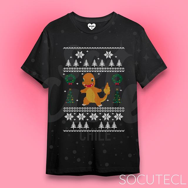 POLERA CHRISTMAS CHARMANDER