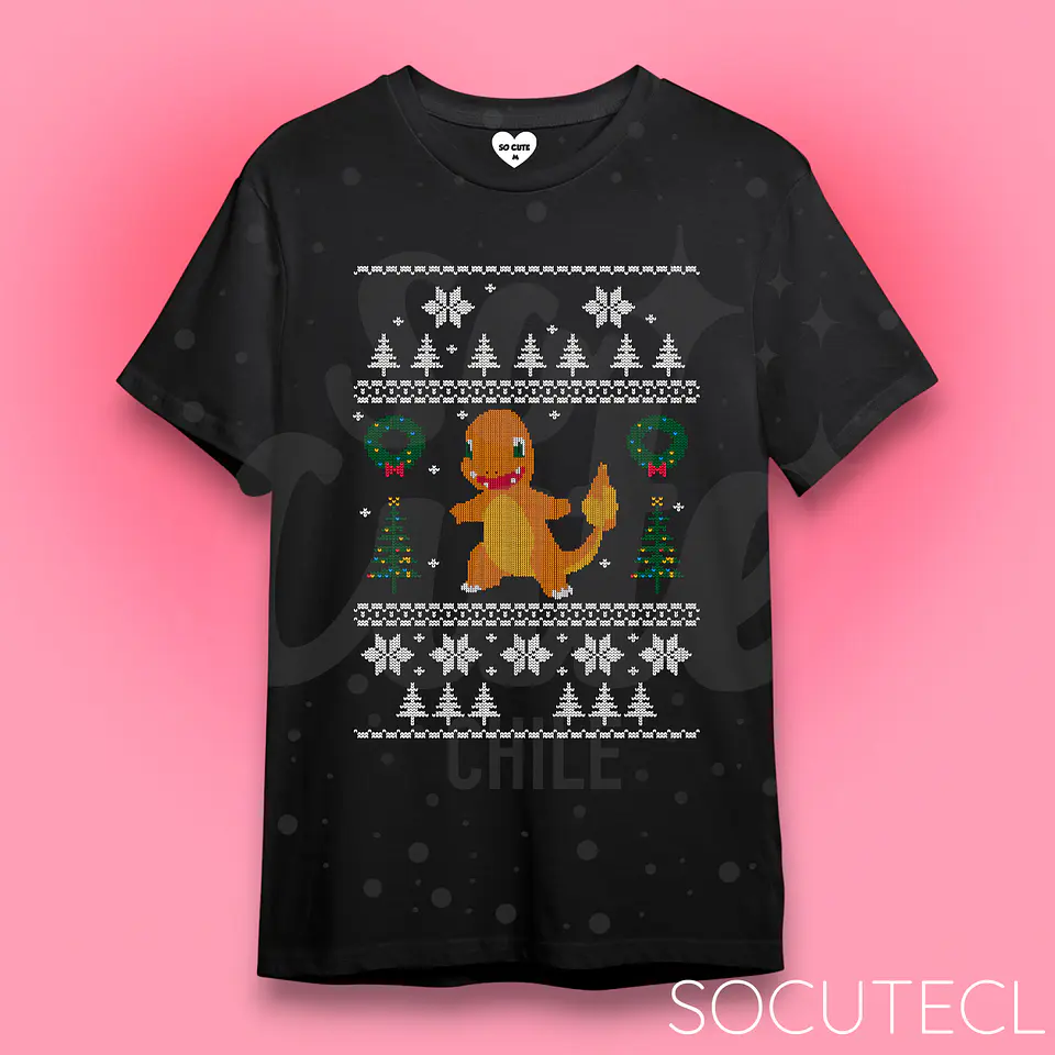 POLERA CHRISTMAS CHARMANDER 1
