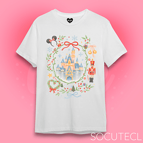 POLERA CHRISTMAS DISNEY01 - BLANCO