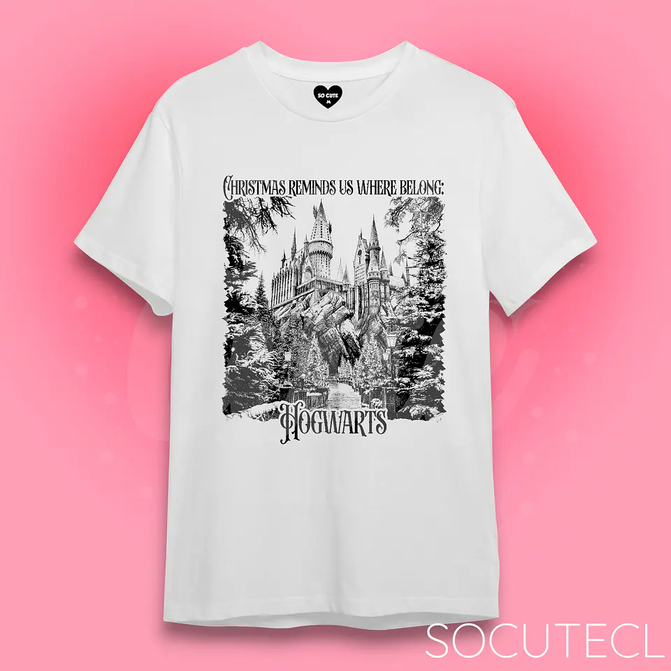 POLERA CHRISTMAS HOGWARTS CHRISTMAS 1