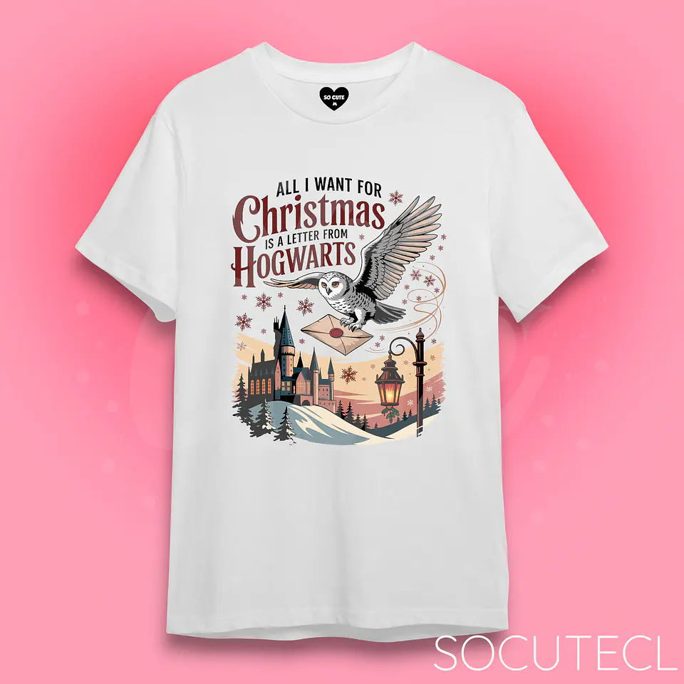 POLERA CHRISTMAS HOGWARTS 1
