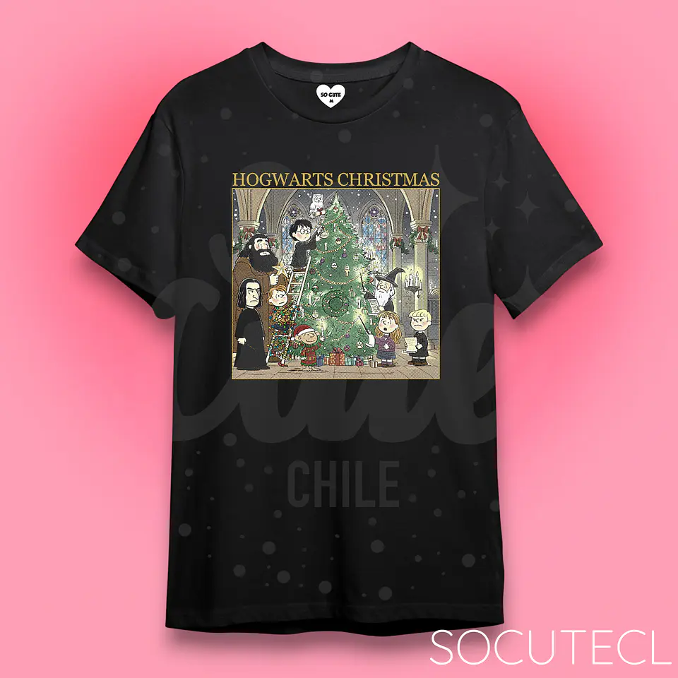 POLERA CHRISTMAS HOGWARTS 1