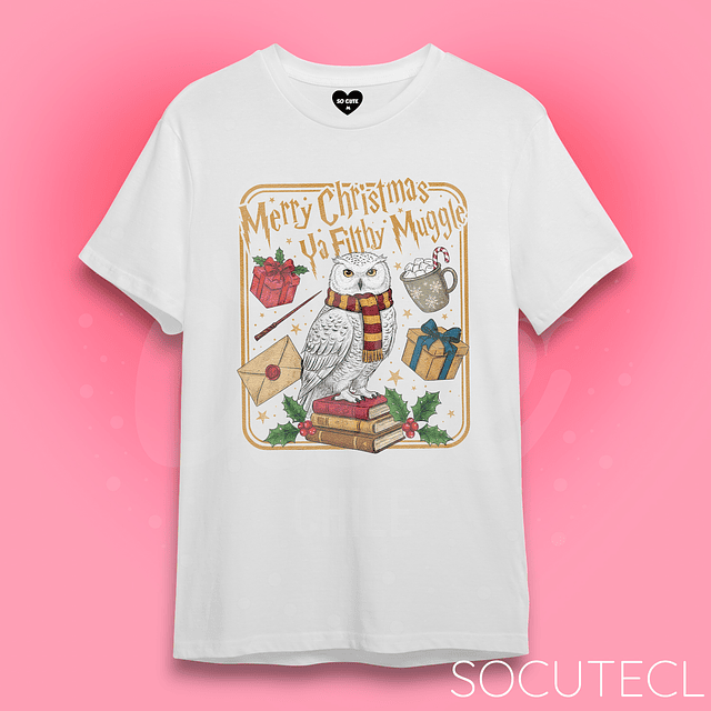 POLERA MERRY CHRISTMAS YA FILTHY MUGGLE