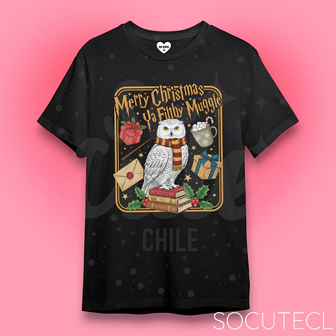 POLERA MERRY CHRISTMAS YA FILTHY MUGGLE