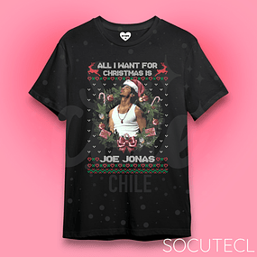 POLERA ALL I WANT FOR CHRISTMAS IS JOE JONAS