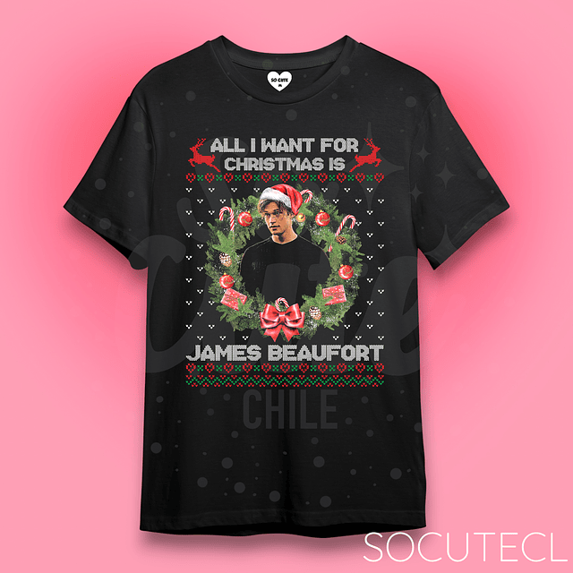 POLERA ALL I WANT FOR CHRISTMAS IS JAMES BEAUFORT