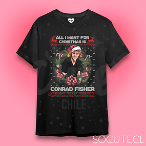 POLERA ALL I WANT FOR CHRISTMAS IS CONRAD FISHER