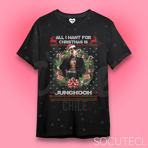 POLERA ALL I WANT FOR CHRISTMAS IS JUNGKOOK