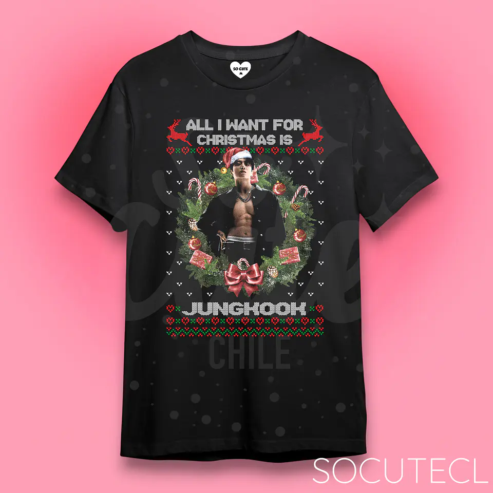 POLERA ALL I WANT FOR CHRISTMAS IS JUNGKOOK 1
