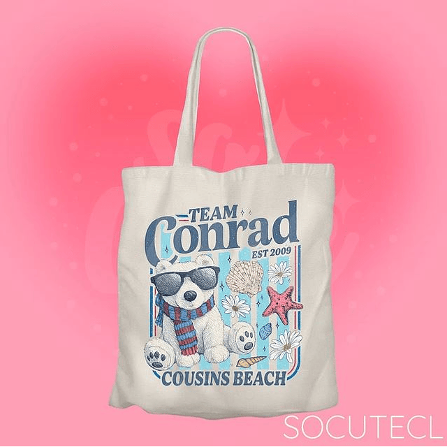TOTE BAG COUSINS BEACH TEAM CONRAD SALE