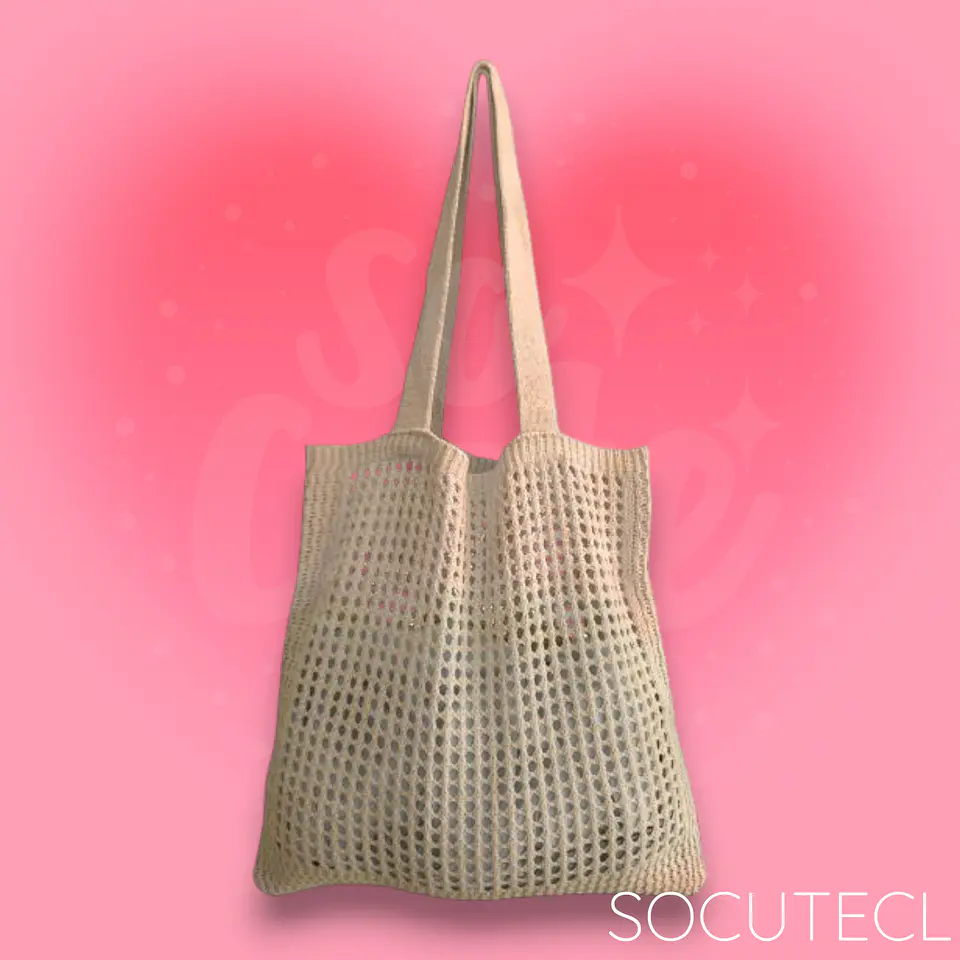 TOTE BAG TEJIDO DE HILO 1