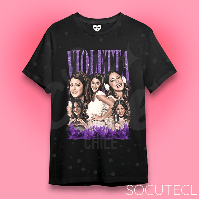 POLERA TINI VIOLETTA