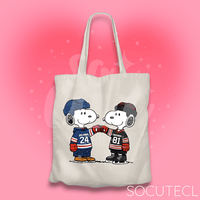 TOTE BAG SNOOPY HEATED RIVALRY