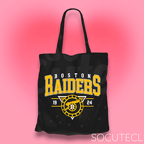 TOTE BAG BOSTON RAIDERS