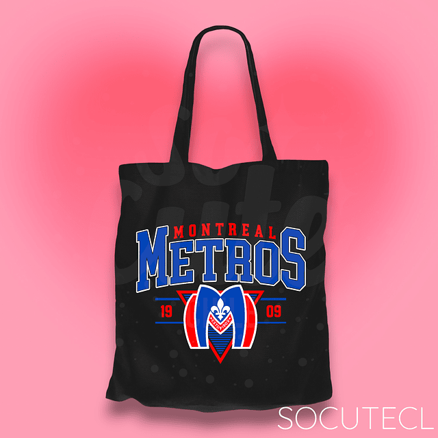 TOTE BAG MONTREAL METROS