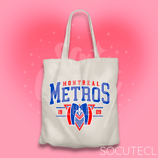 TOTE BAG MONTREAL METROS