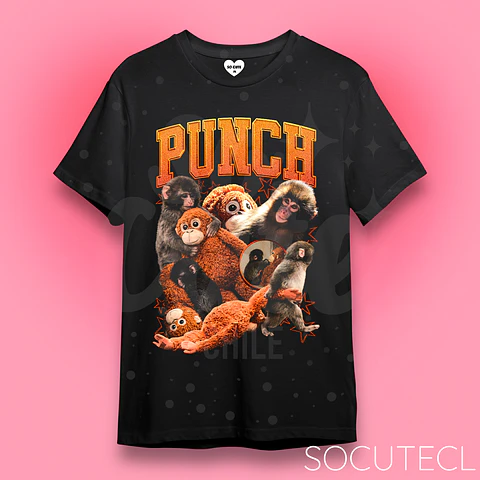 POLERA PUNCH THE MONKEY / MACACO JAPONÉS 