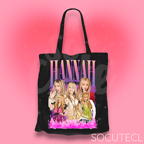 TOTE BAG HANNAH MONTANA - NEGRO