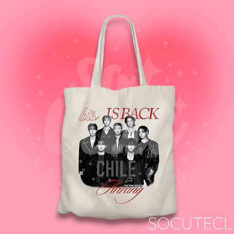 TOTE BAG BTS IS BACK ARIRANG