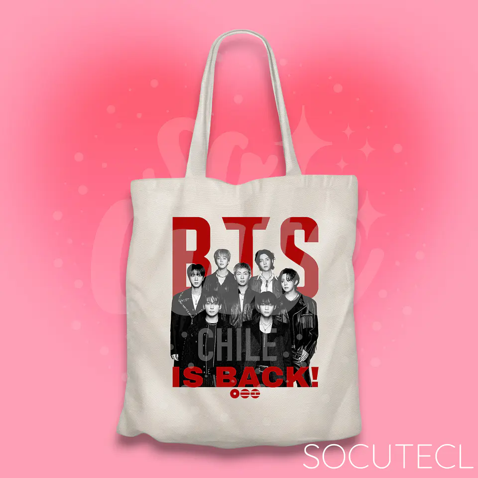 TOTE BAG BTS IS BACK 1