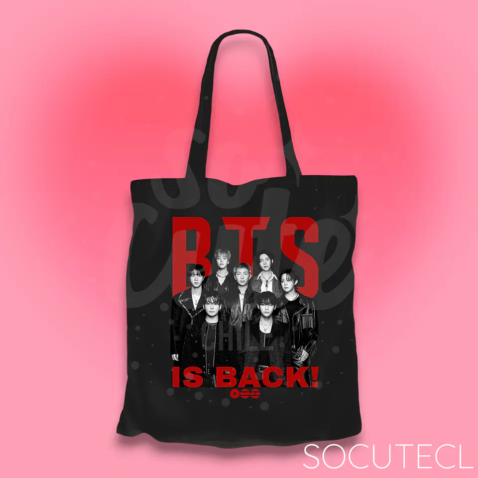 TOTE BAG BTS IS BACK 3