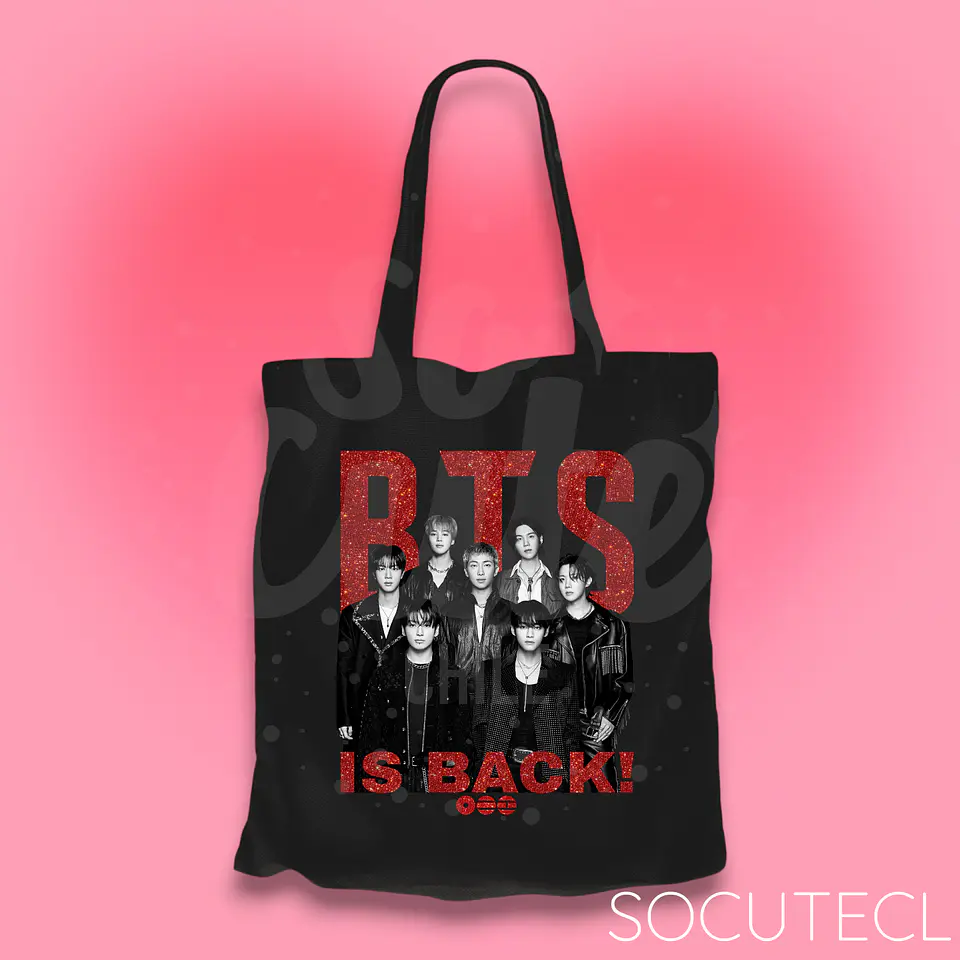 TOTE BAG BTS IS BACK 4