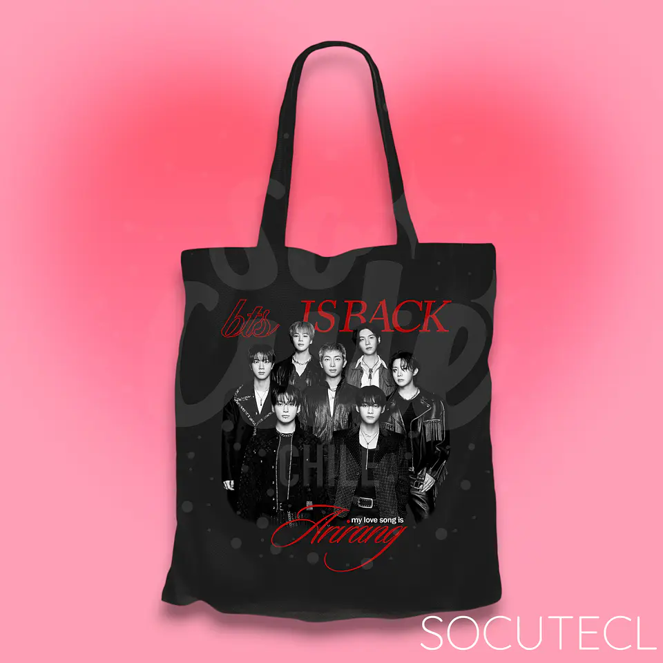 TOTE BAG BTS IS BACK ARIRANG 2