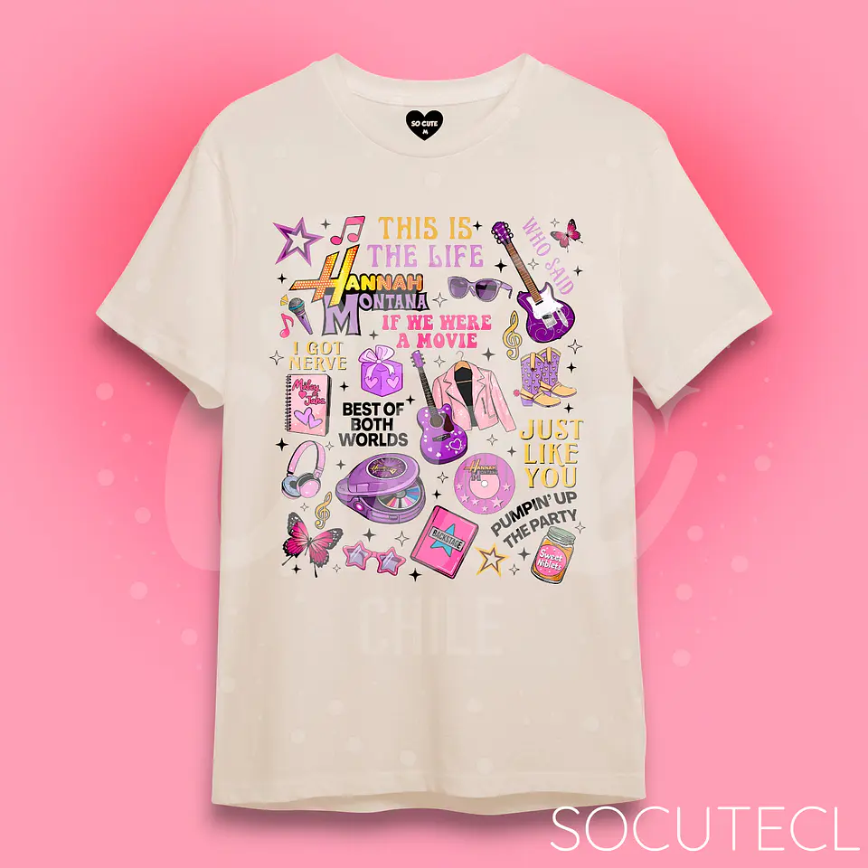 POLERA HANNAH MONTANA  2
